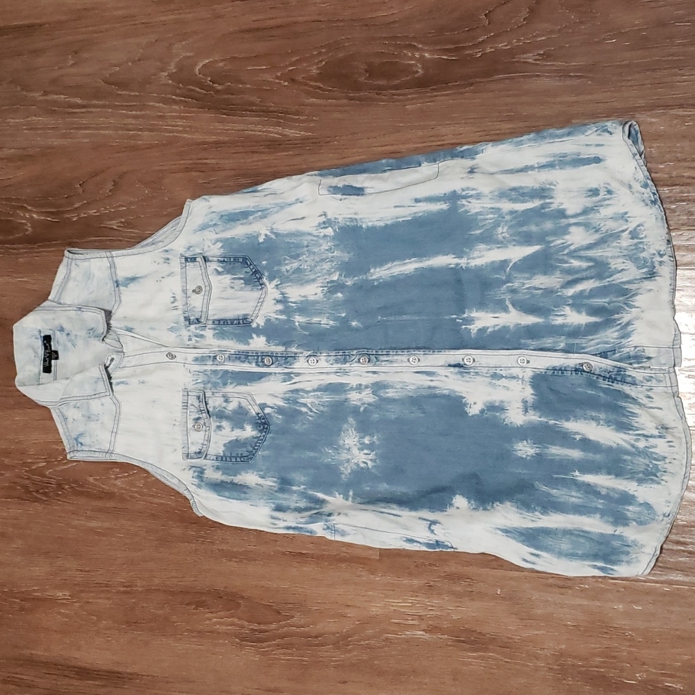 (S) Velvet♡Heart Tie Dye Vacation Modern Urban Boho 100% Tencel Contemporary
